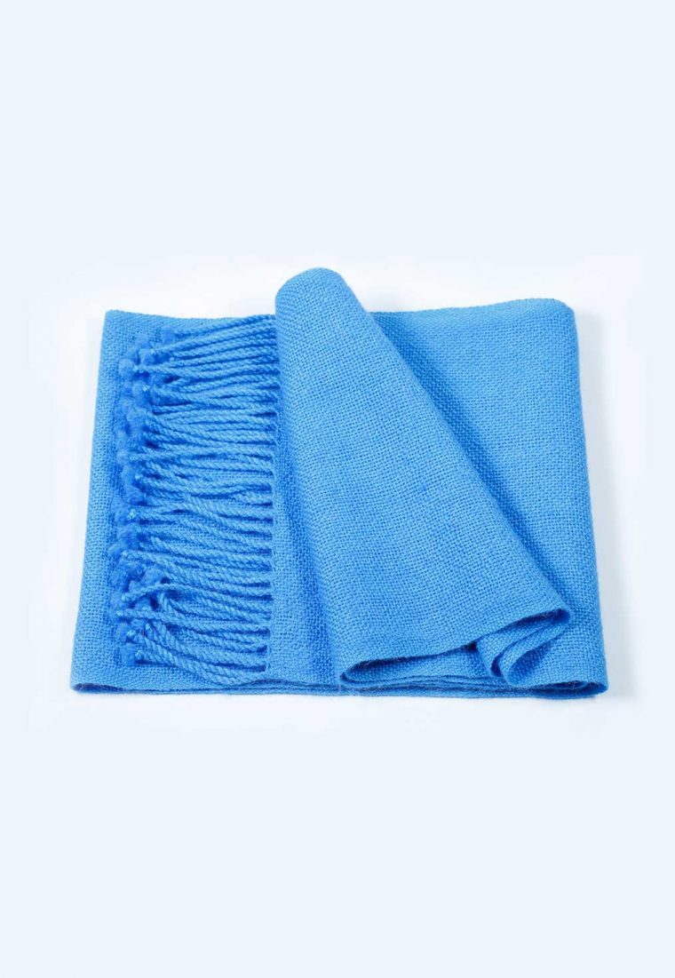 Bufanda Alpaca Azul