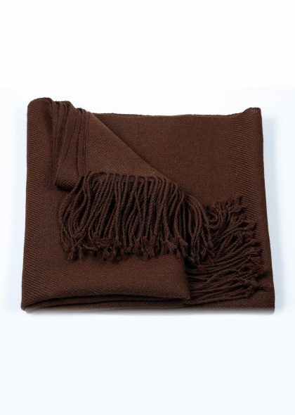 Manta/Piecera Baby Alpaca Chocolate