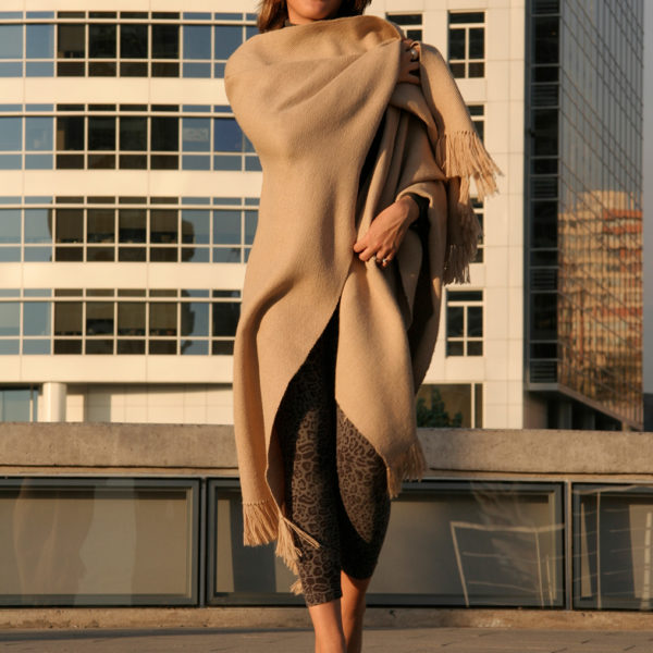 Ruana Baby Alpaca Beige