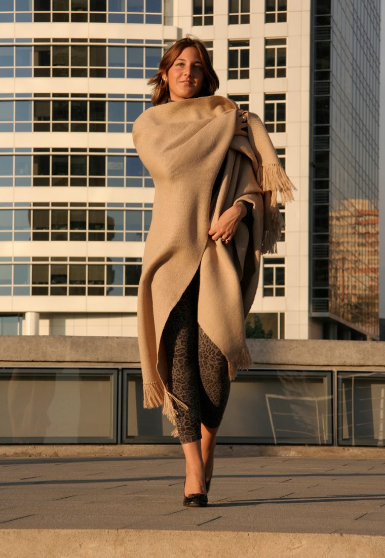 Ruana Baby Alpaca Beige