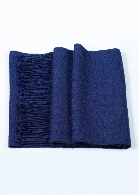 Bufanda Baby Alpaca Azul Marino