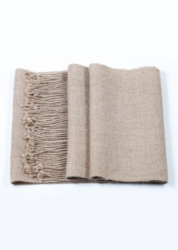 Bufanda Baby Alpaca Vison Claro