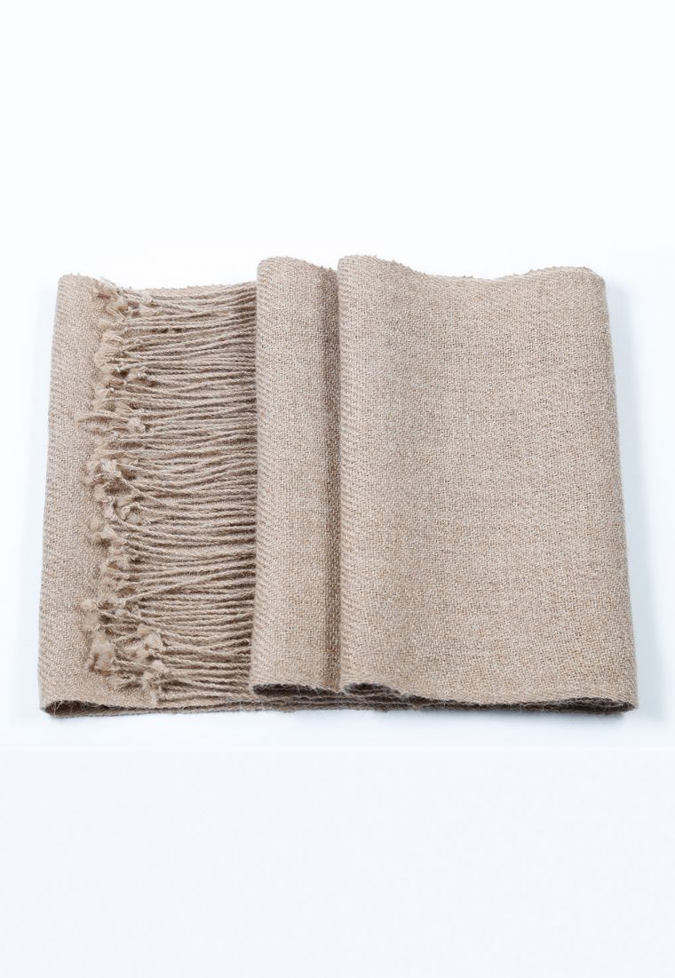 Bufanda Baby Alpaca Vison Claro