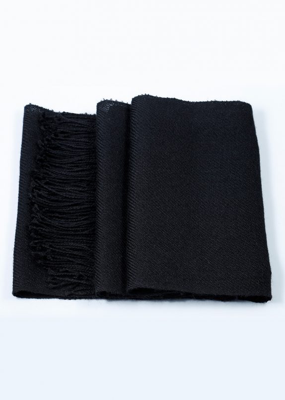 Bufanda Baby Alpaca Negra