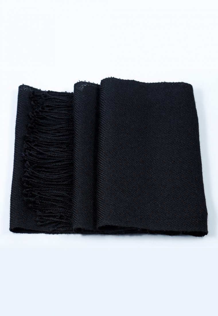 Bufanda Baby Alpaca Negra
