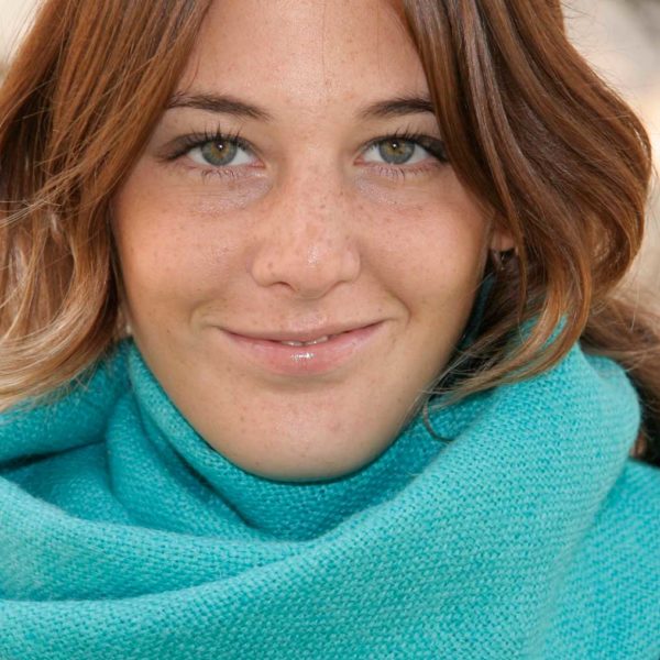 Bufanda Alpaca Turquesa