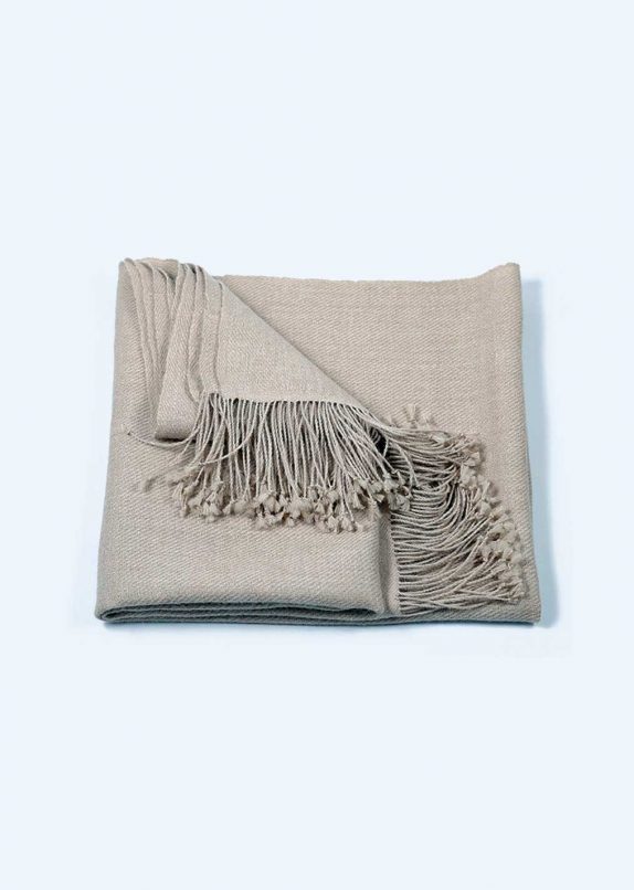 Chal/Bufandón Baby Alpaca Beige