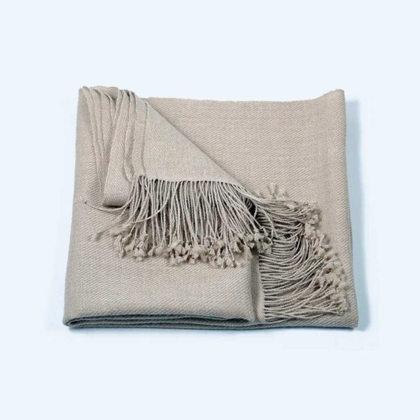 Chal/Bufandón Baby Alpaca Beige