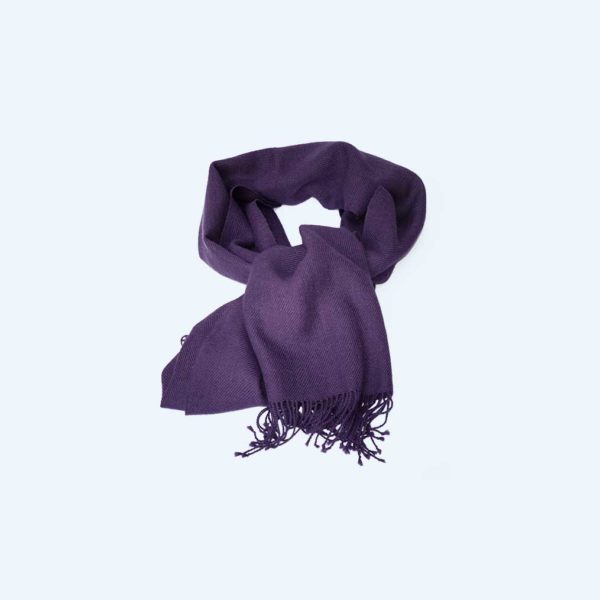 Chal/Bufandón Baby Alpaca Berenjena