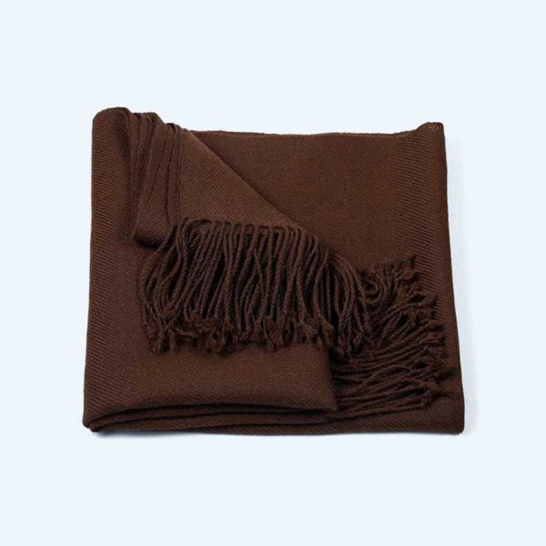 Chal/Bufandón Baby Alpaca Chocolate