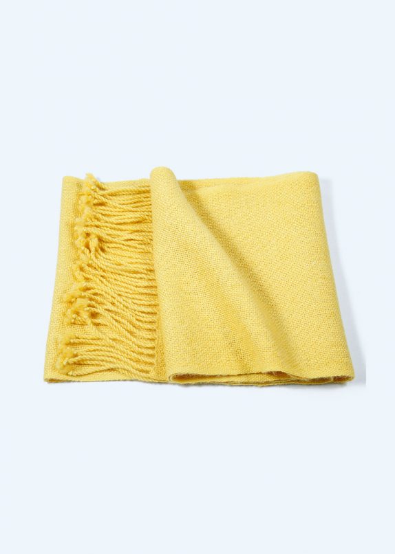 Bufanda Alpaca Amarilla
